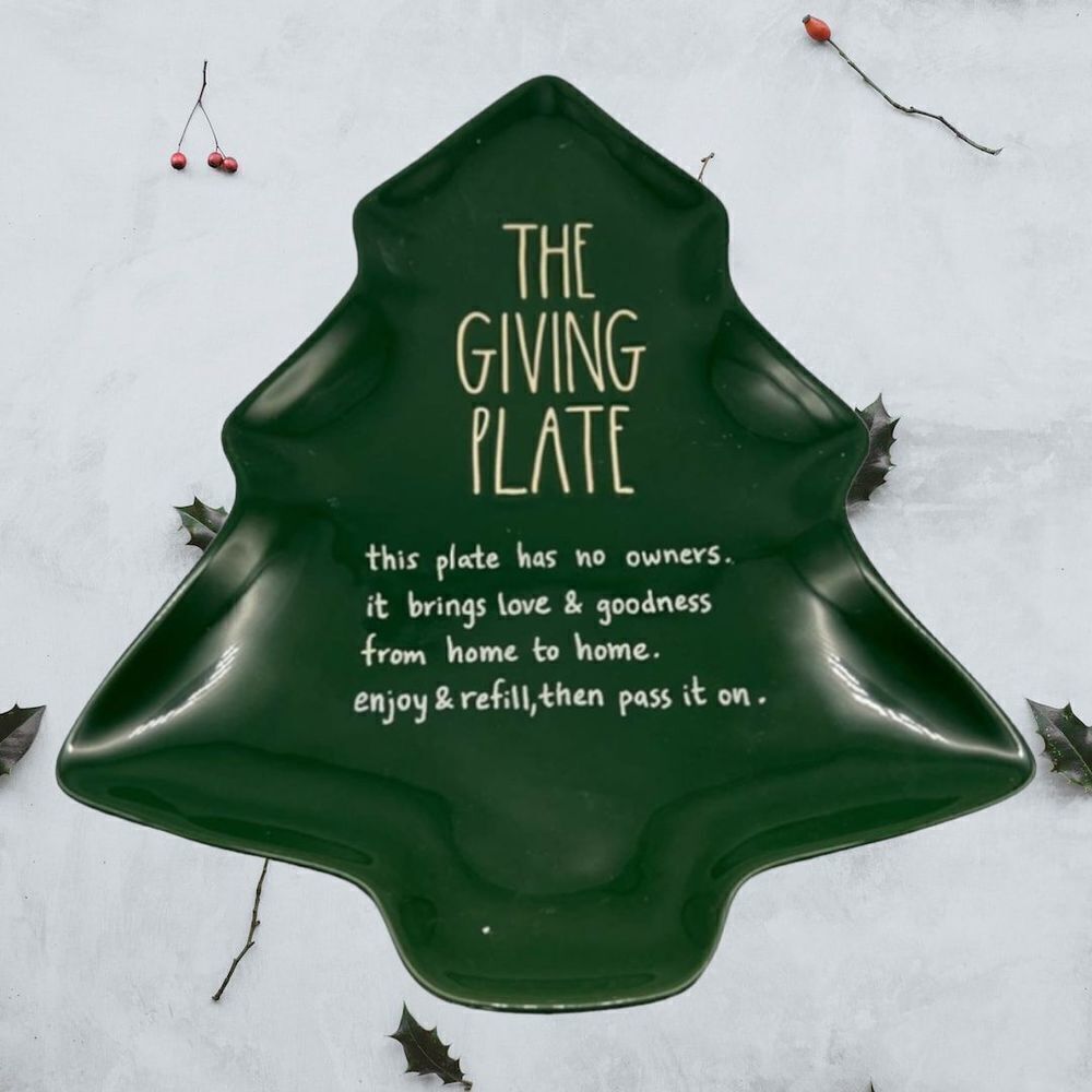 Rae Dunn the giving plate